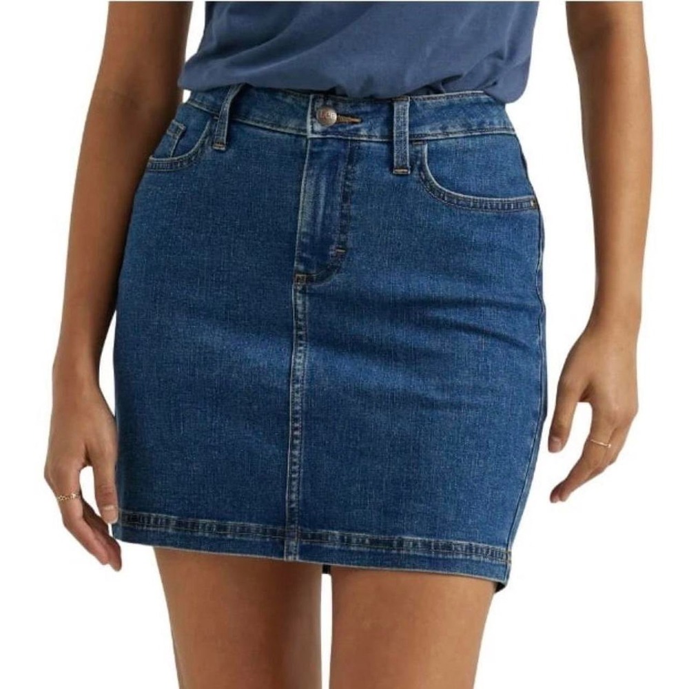 Lee Blue Denim Skort